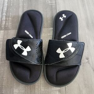Under Armour Boys Youth Slides Size 3